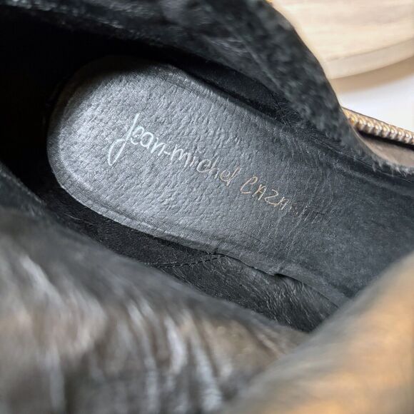 Jean-Michel Cazabat Zoulu Pump Nappy Vintage Black Zipper Bootie US Size 10 - Picture 10 of 12